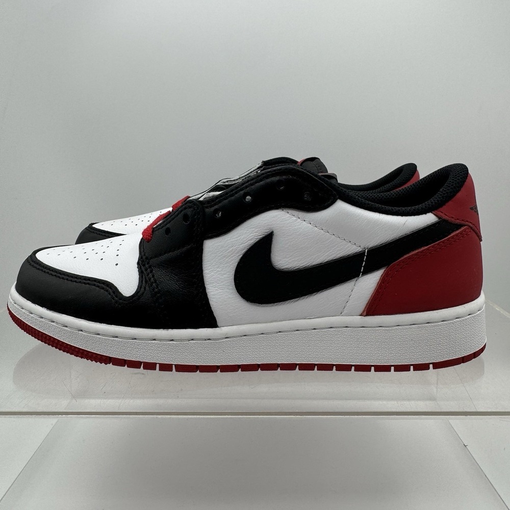 NEW Air Jordan 1 Retro Low OG White Black Red Chicago Bred CZ0858-106 Size 6.5Y